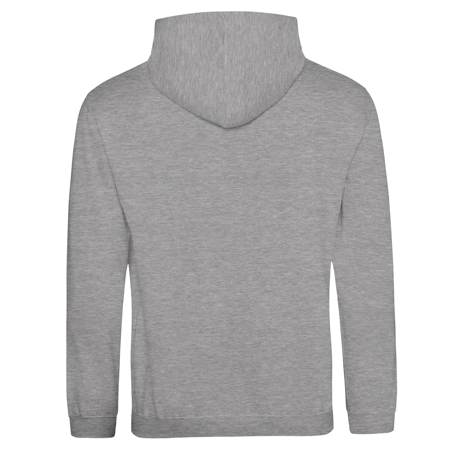 Gray hoodie on a white background