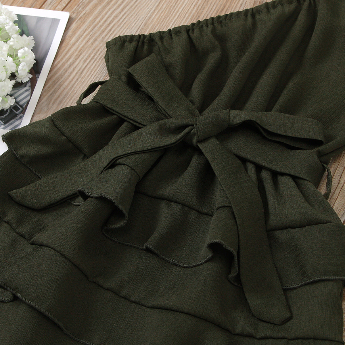Robe d'été à 1 manche pour fille
