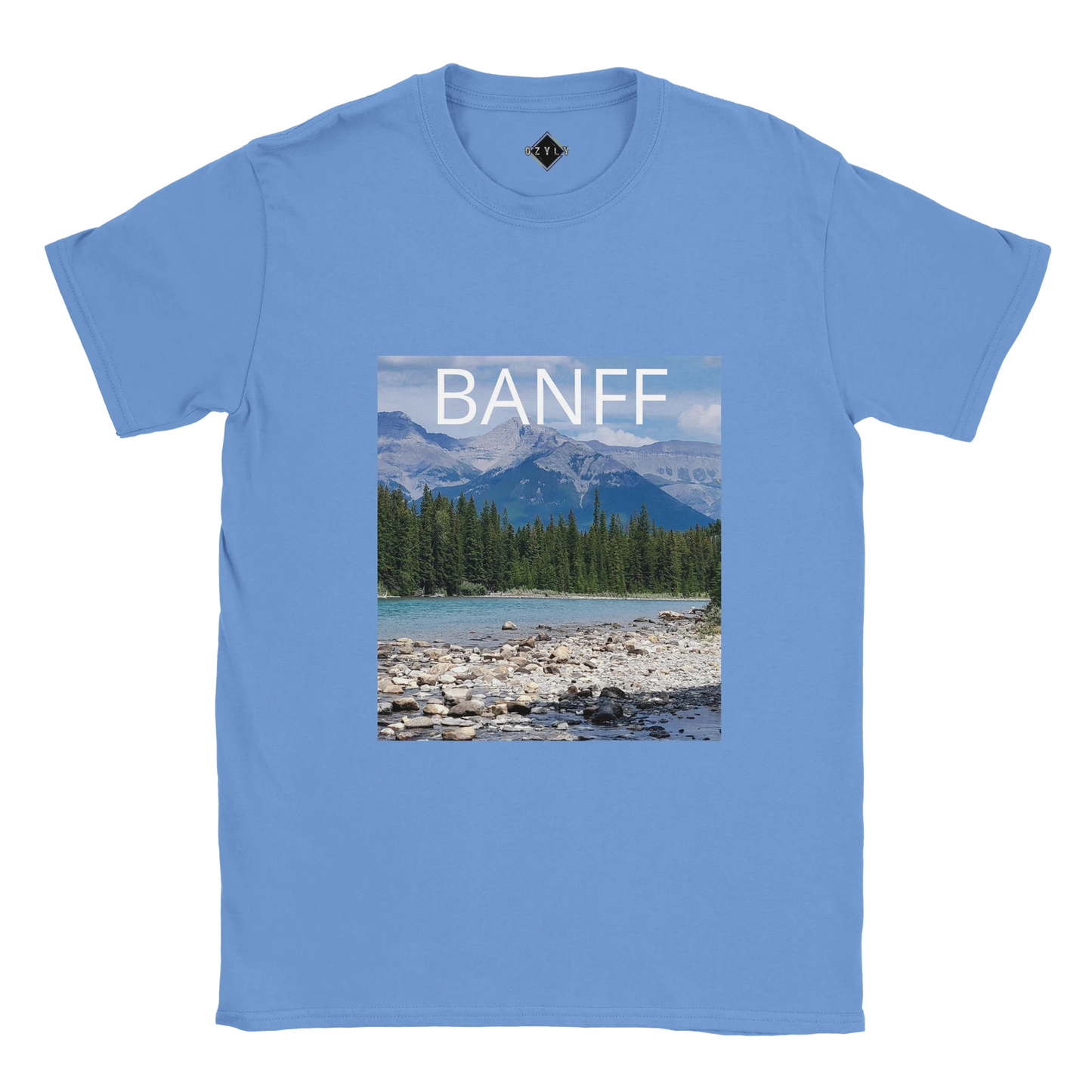 Blue Banff Bow falls Classic Unisex Crewneck Gildan® 64000 T-shirt