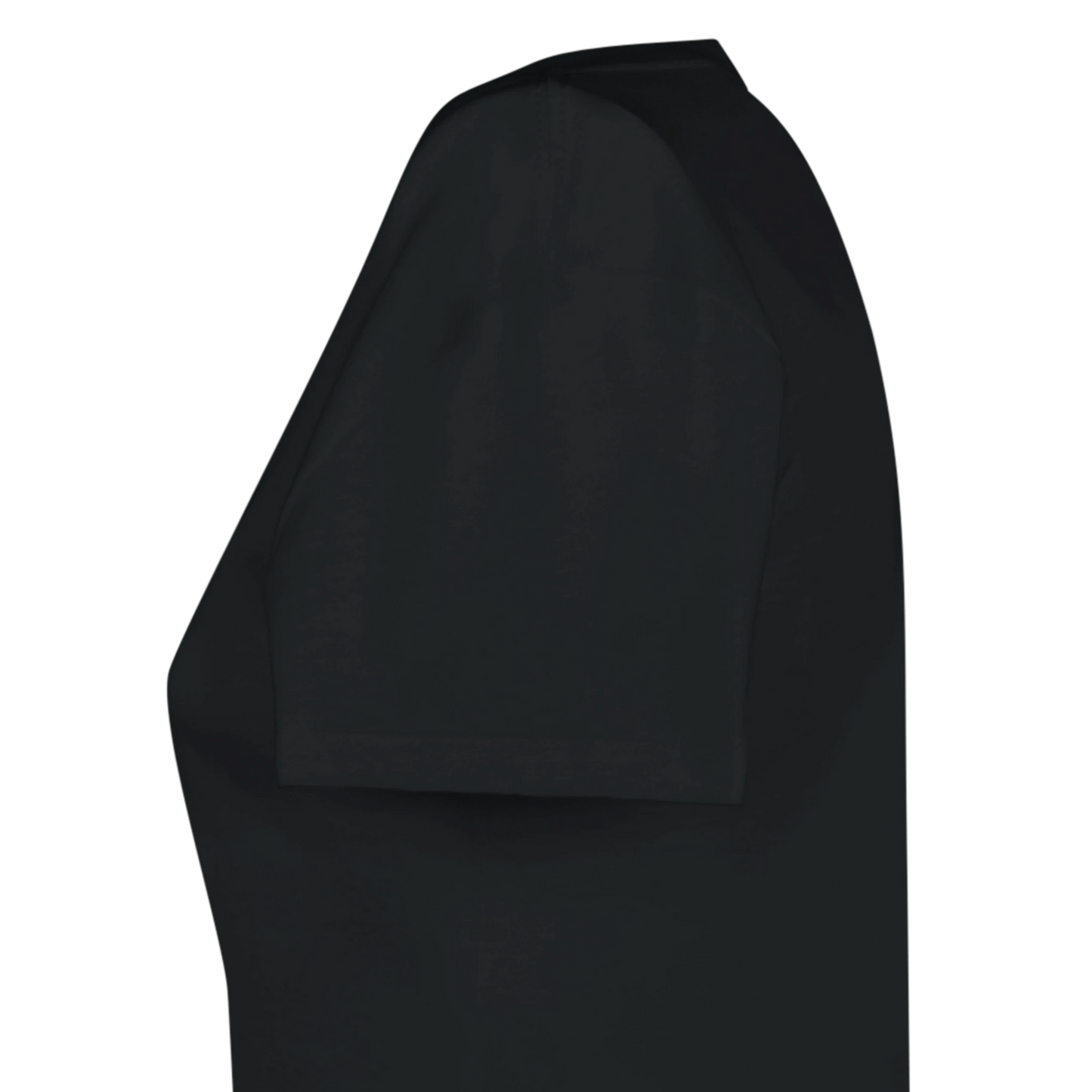 Black sleeveless top on a white background