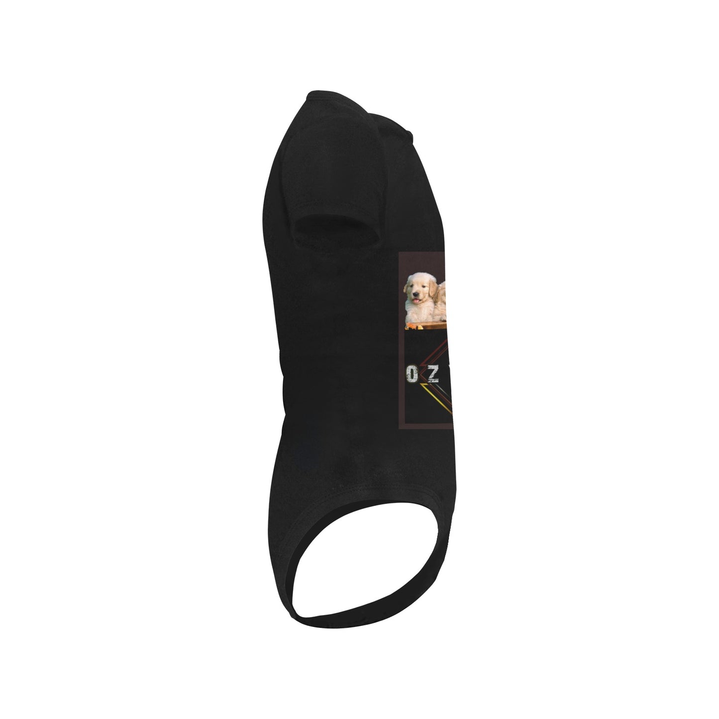 Black Baby Short Sleeve One Piece