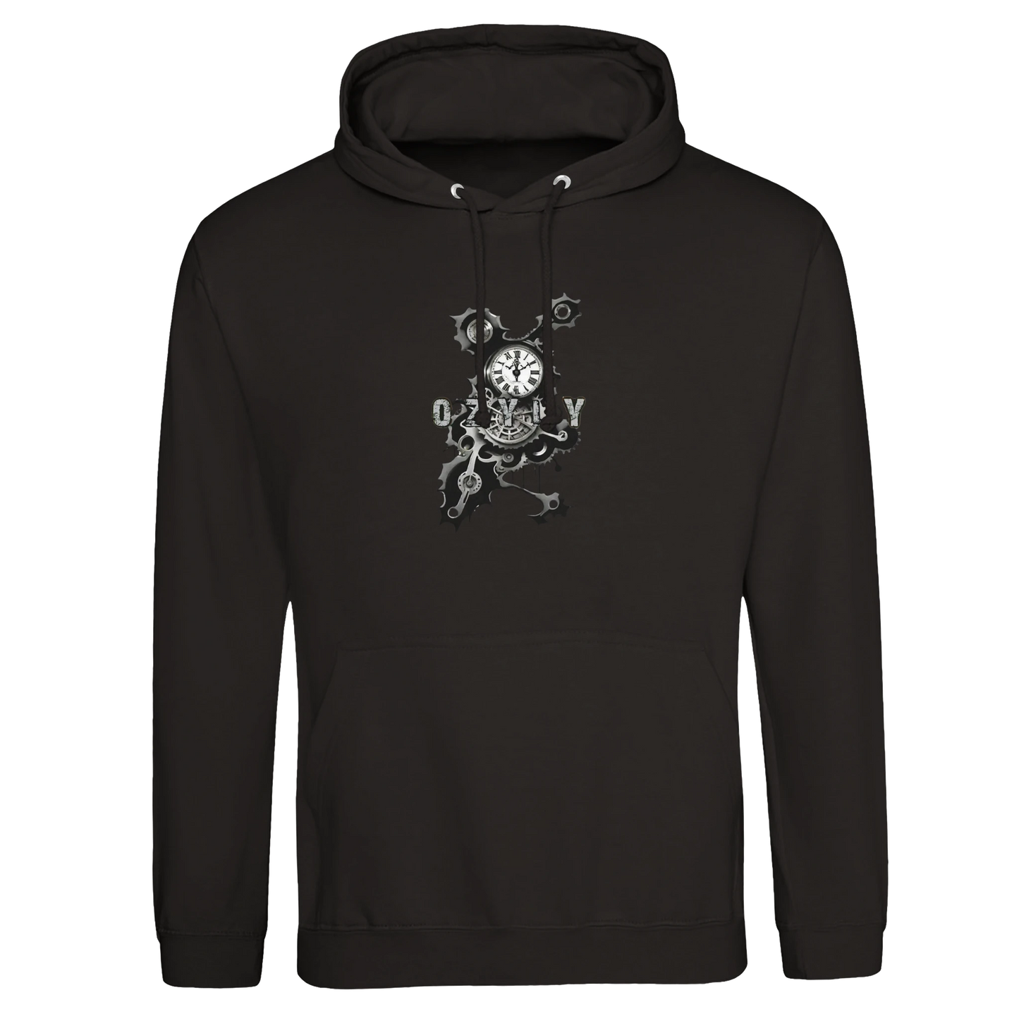 Brown hoodie with a unique design