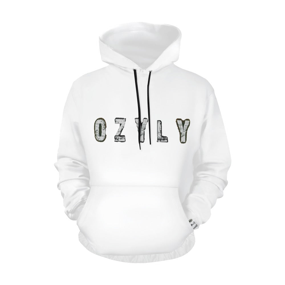 White OZYLY hoodie