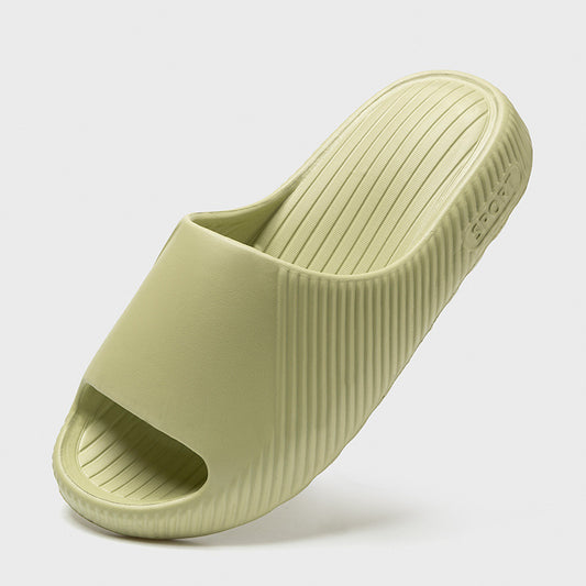 Men wear thick-soled  flip-flops for sports