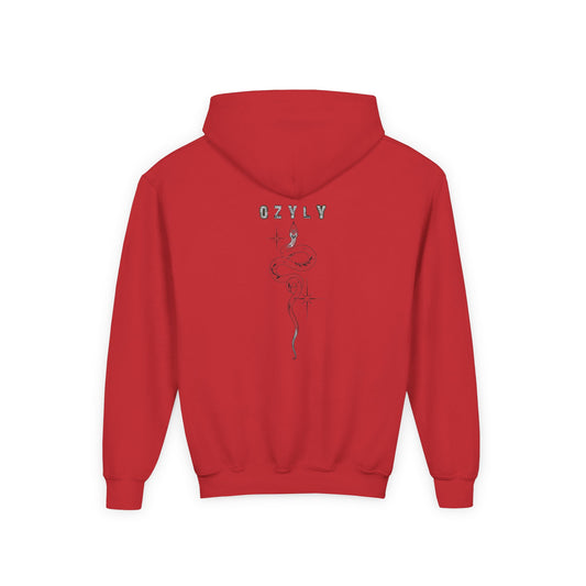 Youth Dragon Graphic Hoodie - Cozy Sweatshirt for Kids, Fantasy Lovers, Great for Gifts, Lounging and School