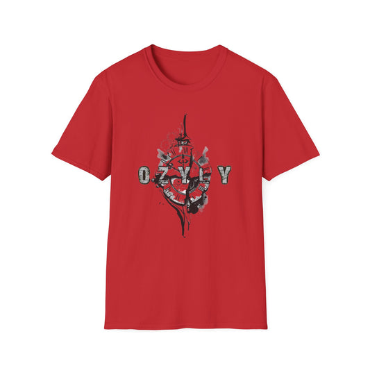 Skull and Butterfly Graphic Tee | Edgy Unisex Softstyle T-Shirt for Music Lovers, Gift for Halloween, Alternative Fashion