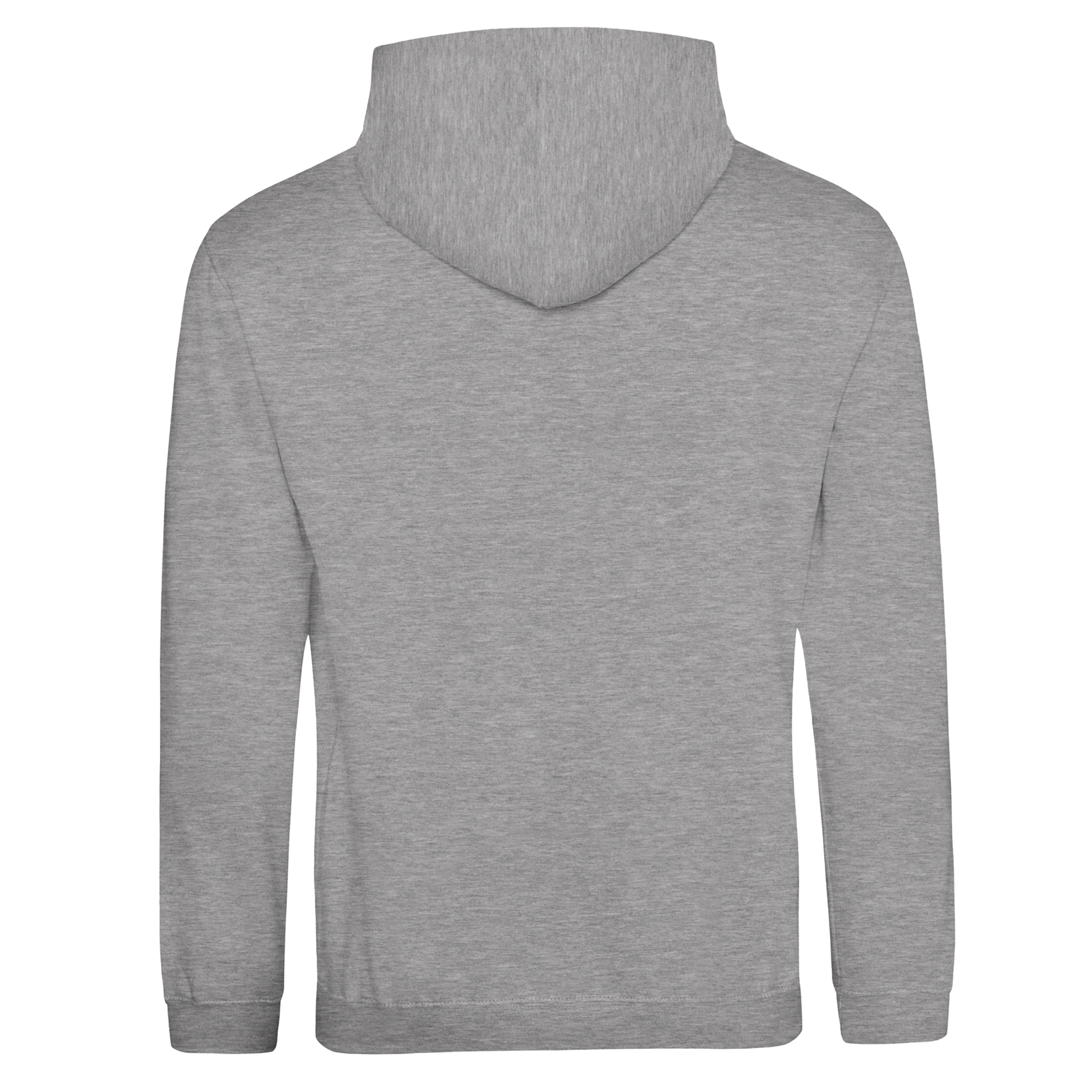 Gray hoodie on a white background