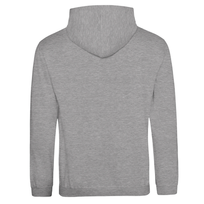 Gray hoodie on a white background
