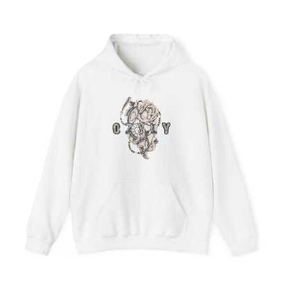 Copy of Copy of Romantic Skull & Rose Hoodie, Trendy Sweatshirt, Vintage Style Jacket, Unisex Fashion, Perfect Gift for Couples