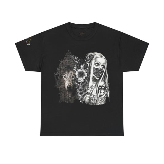 1 Bohemian Goddess Tee - Unisex Heavy Cotton Tee, Artistic Apparel, Spiritual Fashion, Unique Gift for Nature Lovers, Eclectic Style