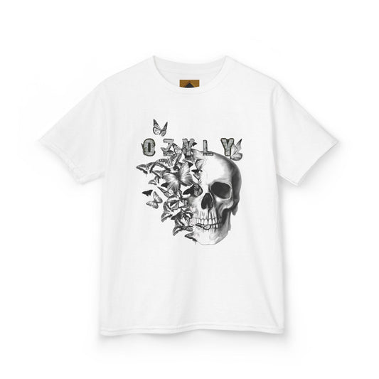 Kids Artistic Skull Tee - Unique Graphic Shirt for Creative Kids, Cool Gift for Birthdays, Halloween, or Everyday Style, Trendy Teen [...]