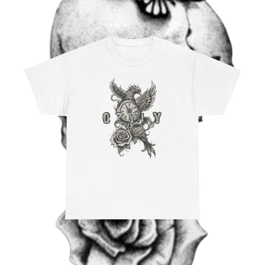 Copy of Copy of Gothic Art Unisex Heavy Cotton Tee, Vintage Graphic Shirt, Alternative Fashion Top, Edgy Casual Wear, Unique Gift Idea