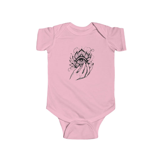 Eye-Opening Infant Bodysuit, Cute Baby Clothes, Organic Cotton Onesie, Unique Gift for Baby Showers, Newborn Outfit