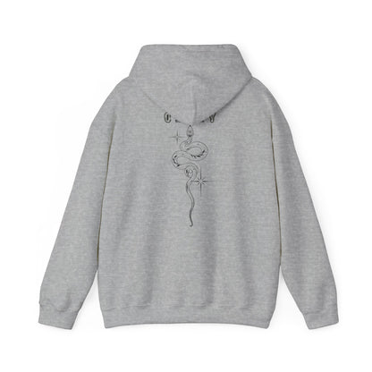 Romantic Skull & Rose Hoodie, Trendy Sweatshirt, Vintage Style Jacket, Unisex Fashion, Perfect Gift for Couples