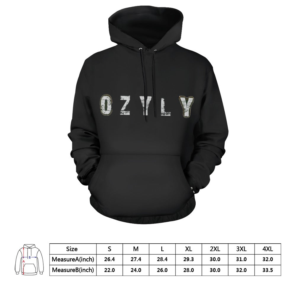 Black OZYLY hoodie