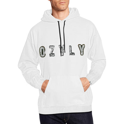 White OZYLY hoodie