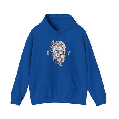 Copy of Copy of Romantic Skull & Rose Hoodie, Trendy Sweatshirt, Vintage Style Jacket, Unisex Fashion, Perfect Gift for Couples