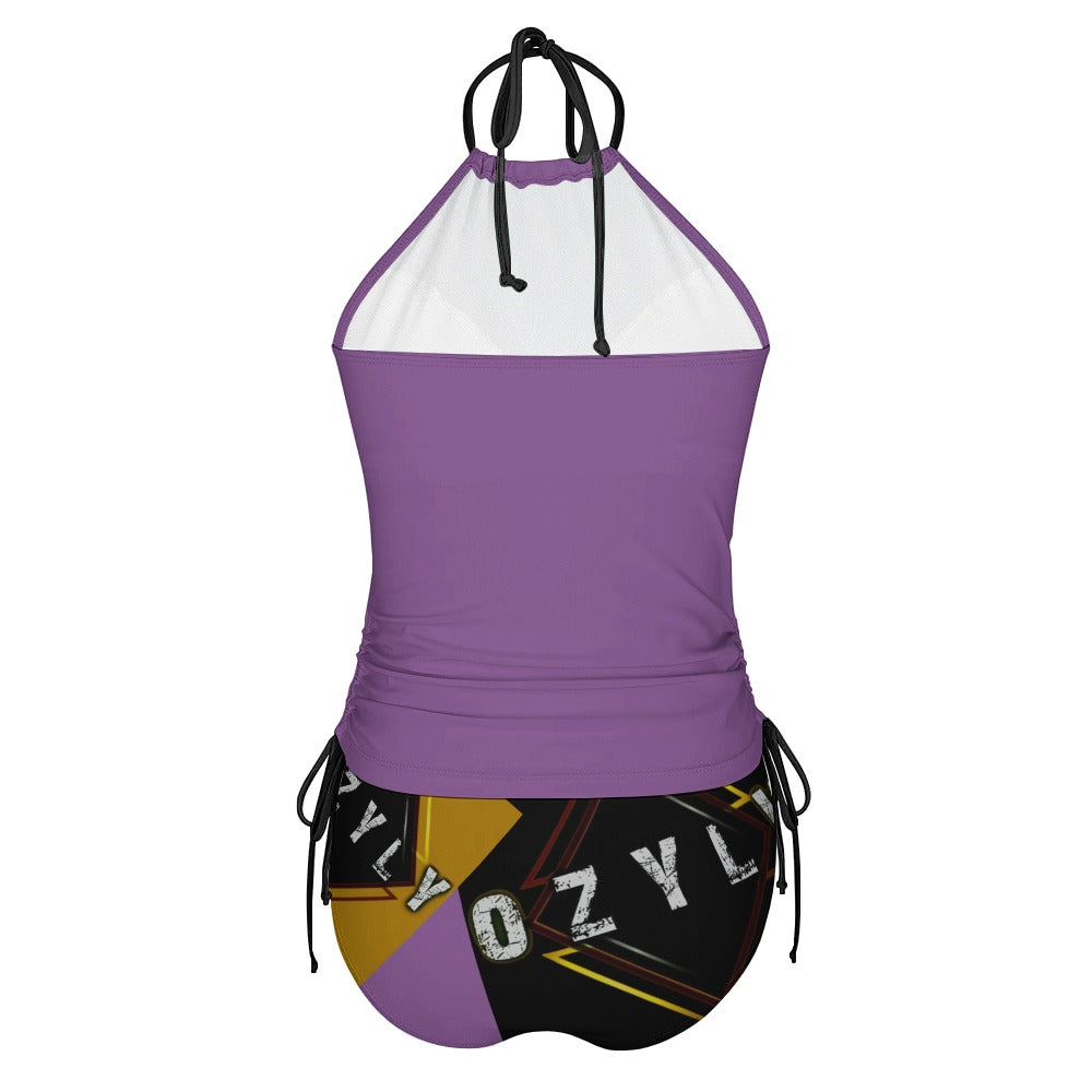 Purple New Split Bikini Swimsuit