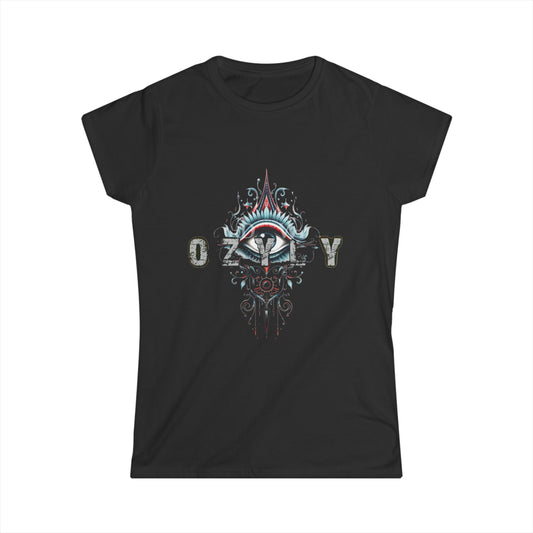 Copy of Artistic Shark Women's Tee, Unique Graphic T-Shirt for Ocean Lovers, Summer Casualwear, Beach Days, Gift Idea for Adventure Seekers