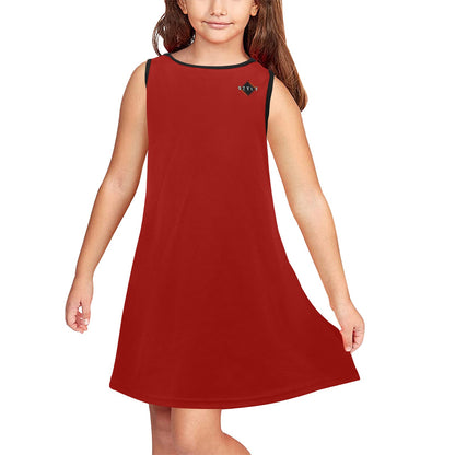 Sleeveless Girls Dress Girls' Sleeveless Dress