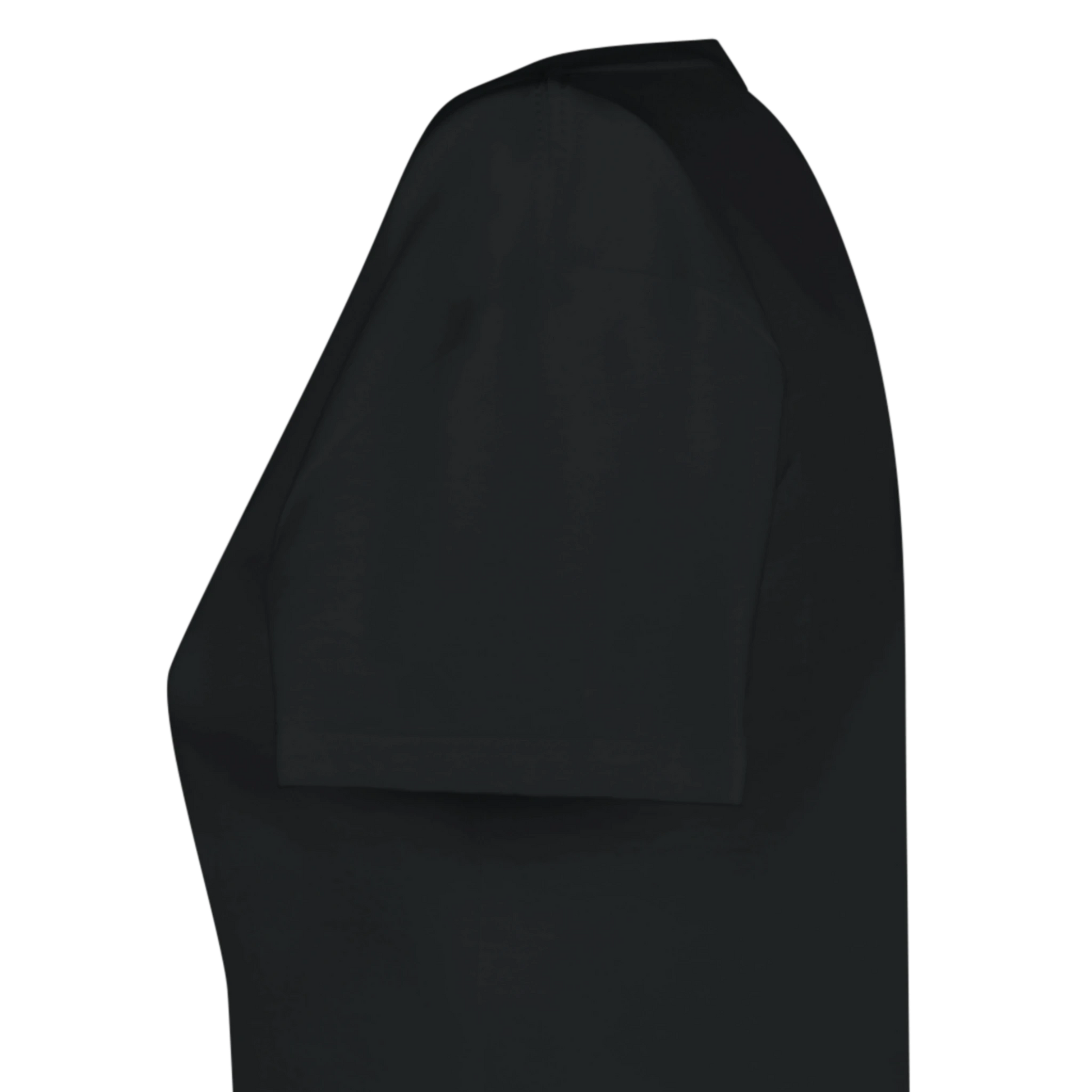 Black sleeveless top on a white background