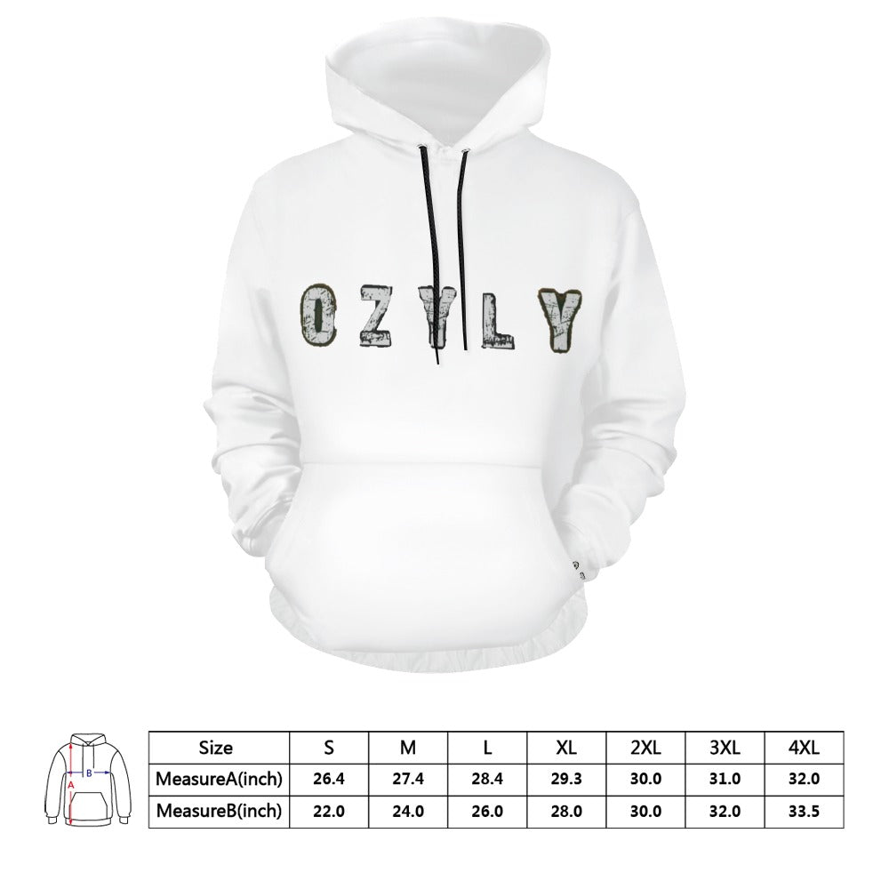 White OZYLY hoodie