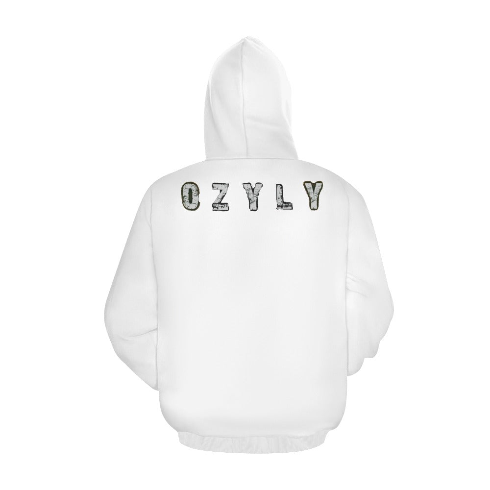 White OZYLY hoodie