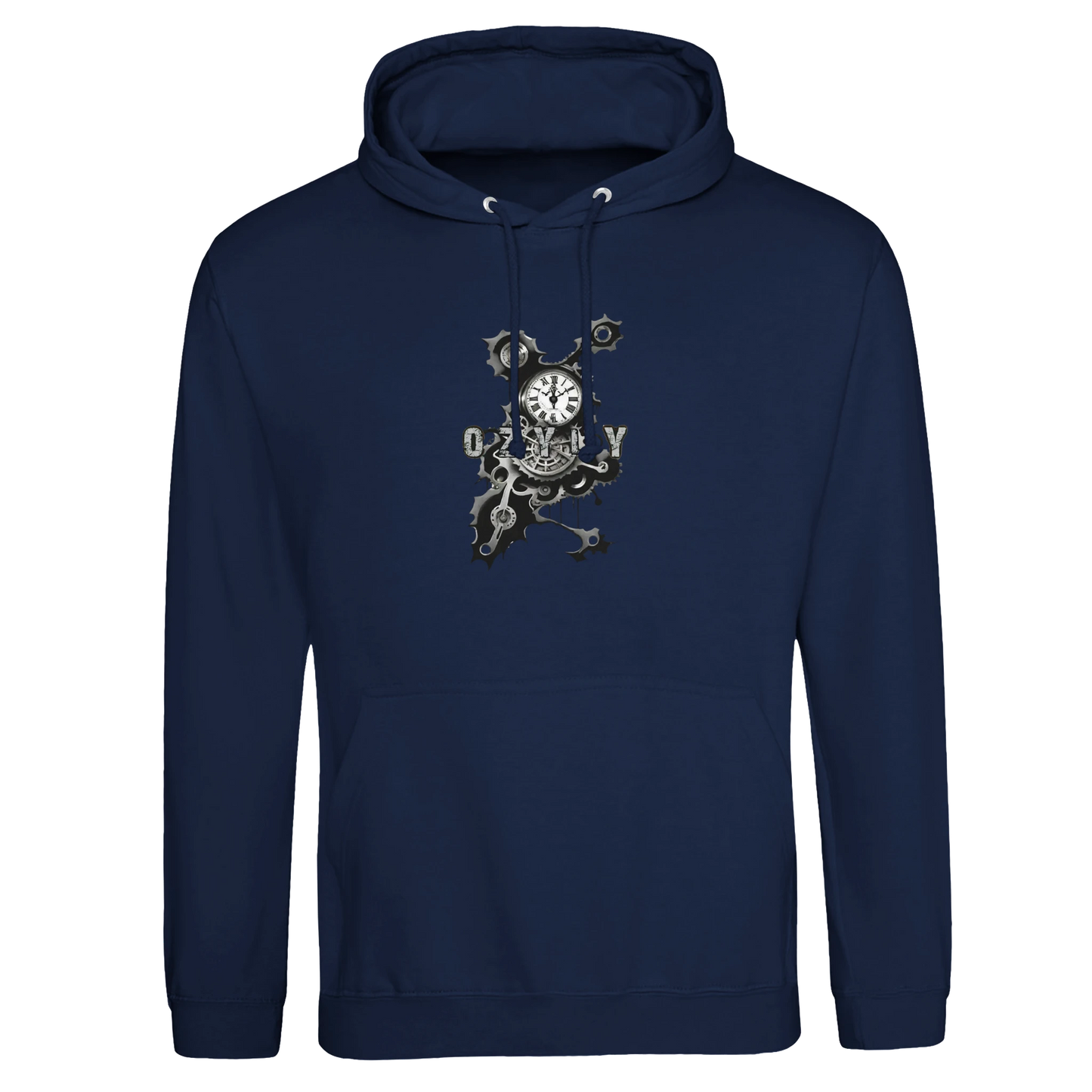 Blue Mechanical print Premium Unisex Pullover Hoodie