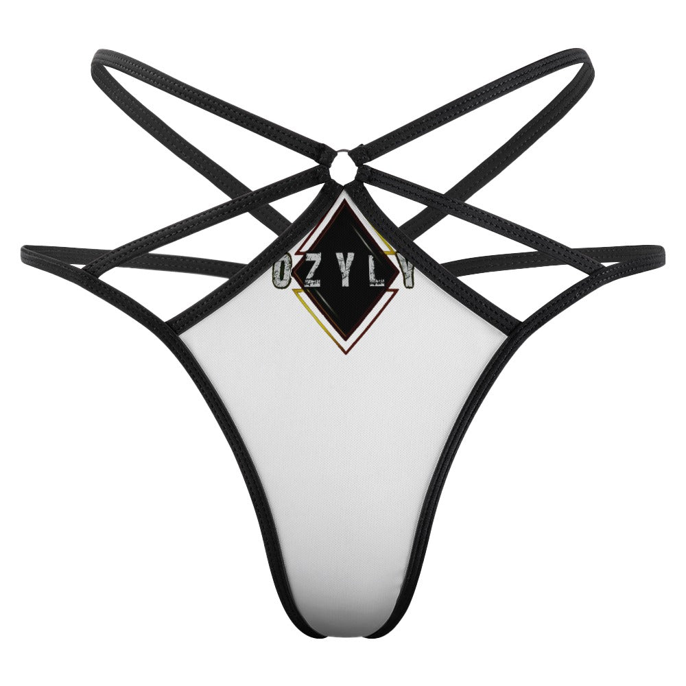 White T-back 1 piece bikini