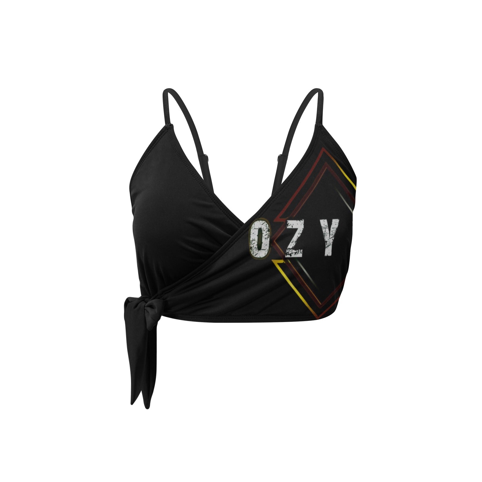 Black Knot Side Bikini Top