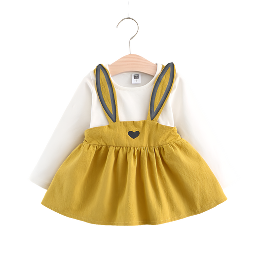 Girls cute rabbit dress