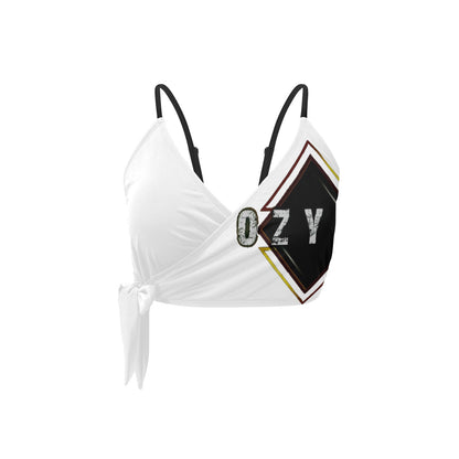 White Knot Side Bikini Top