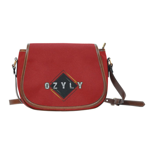 Red Compact Saddle Bag ideal for carrying essentials on your next adventure