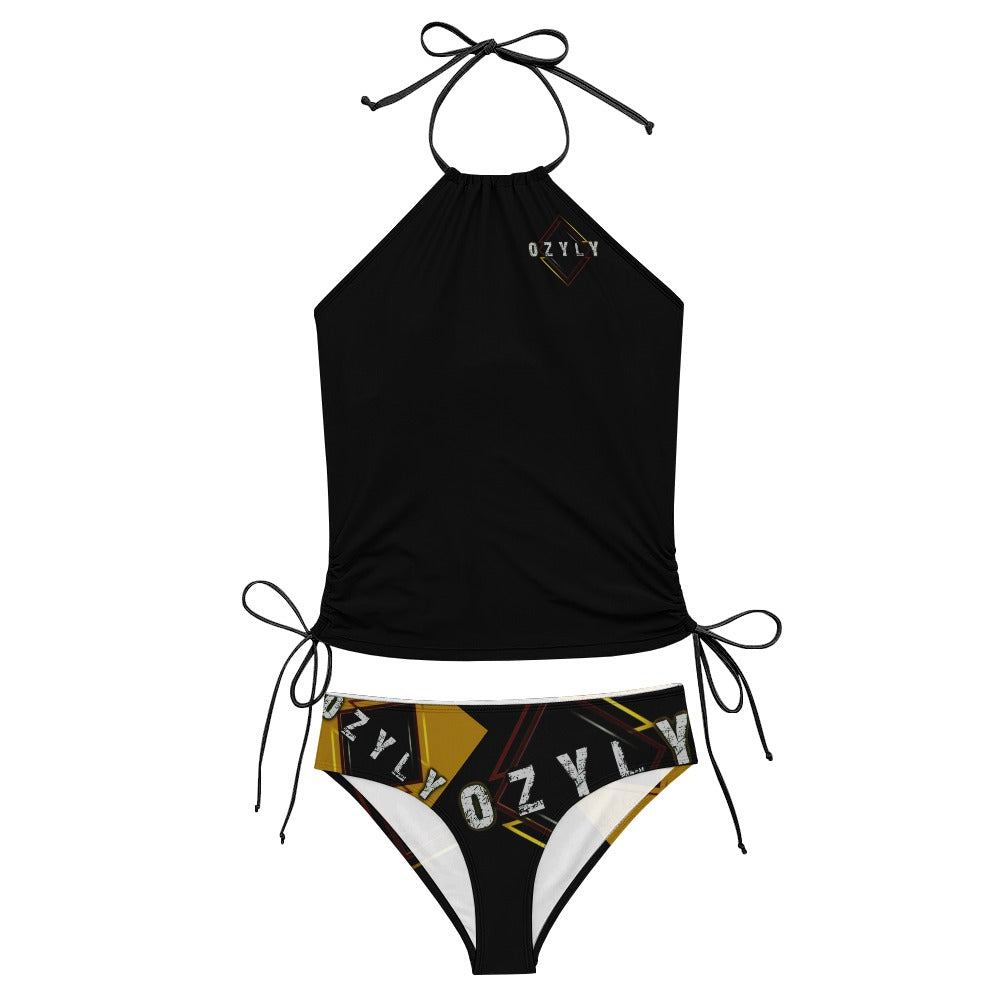 Black 2025 New Split Bikini Swimsuit