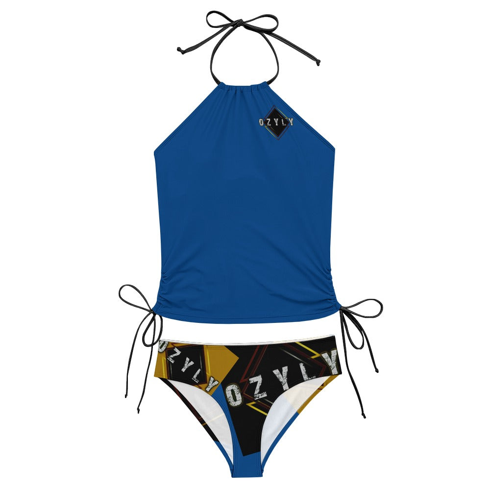 Blue 2025 New Split Bikini Swimsuit
