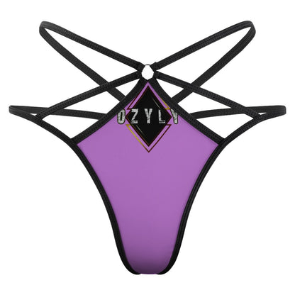 Pink T-back 1 piece bikini